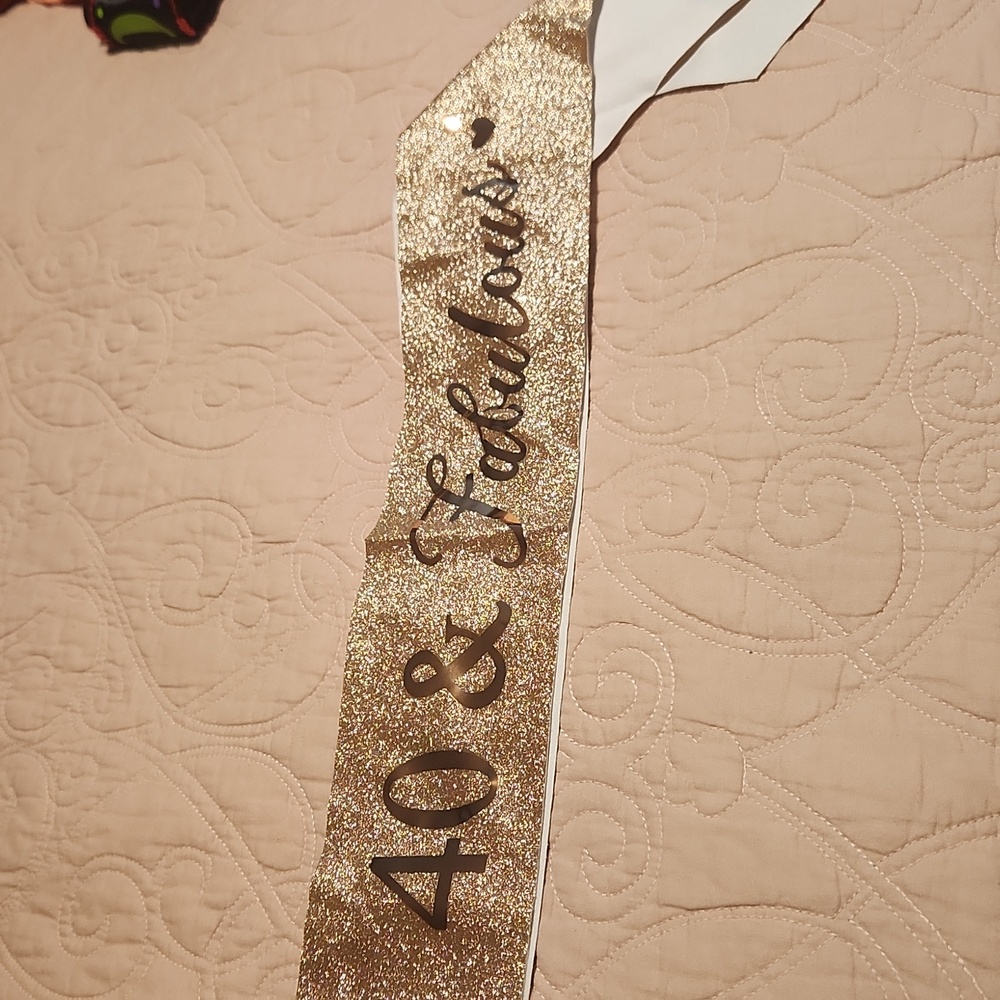 40 and Fabulous Sash with Tiara